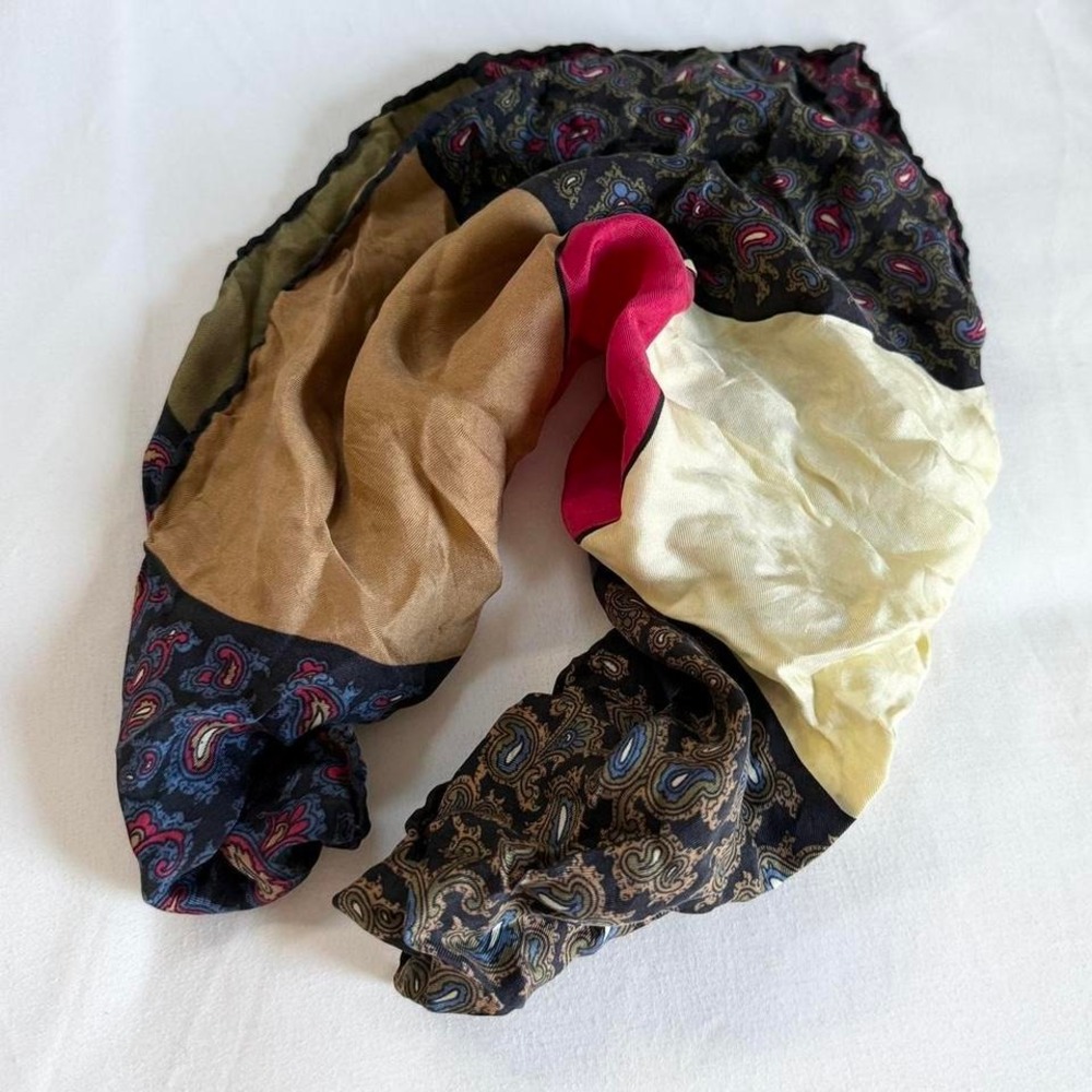 vintage patchwork scarf‎